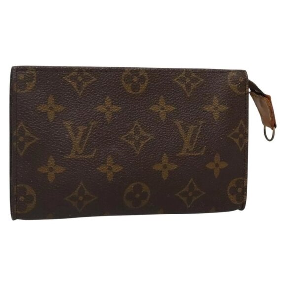 LOUIS VUITTON Monogram Bucket PM Accessory Pouch LV Auth - Picture 1 of 15